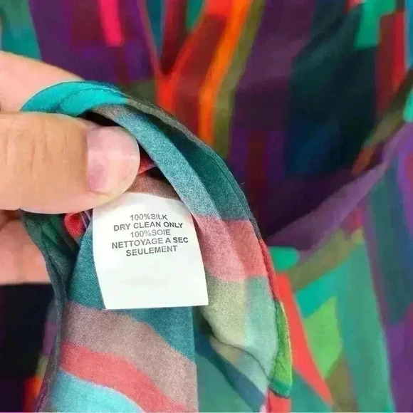 Trina Turk Elska Silk Retro Blouse - Picture 7 of 8